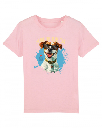 EVERY DAY I`M RUSSELLIN` - Russell Terrier Cotton Pink