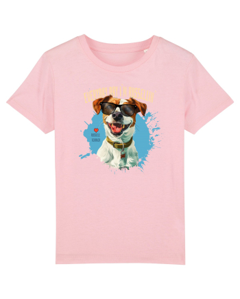 EVERY DAY I`M RUSSELLIN` - Russell Terrier Cotton Pink