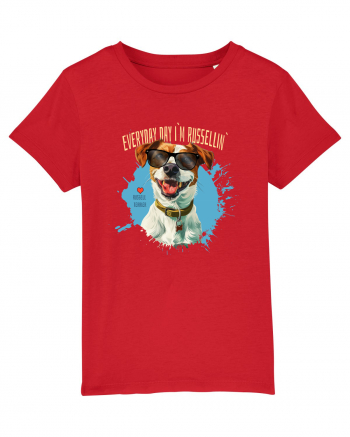 EVERY DAY I`M RUSSELLIN` - Russell Terrier Red