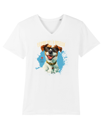 EVERY DAY I`M RUSSELLIN` - Russell Terrier White