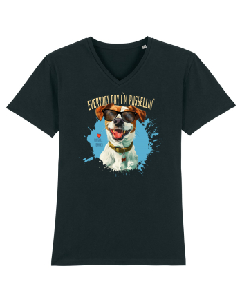 EVERY DAY I`M RUSSELLIN` - Russell Terrier Black