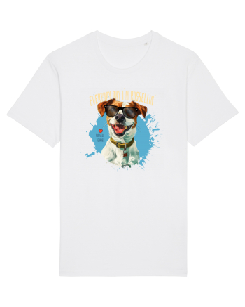 EVERY DAY I`M RUSSELLIN` - Russell Terrier White