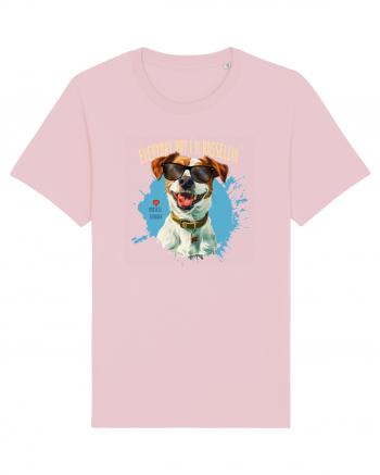 EVERY DAY I`M RUSSELLIN` - Russell Terrier Cotton Pink