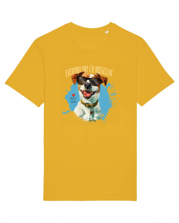 EVERY DAY I`M RUSSELLIN` - Russell Terrier Spectra Yellow
