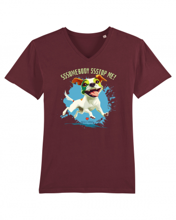 SOMEBODY STOP ME ! - Russell Terrier Burgundy