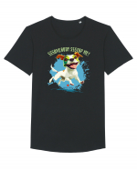 SOMEBODY STOP ME ! - Russell Terrier Tricou mânecă scurtă guler larg Bărbat Skater
