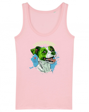 SMOKIN` ! - Russell Terrier Cotton Pink