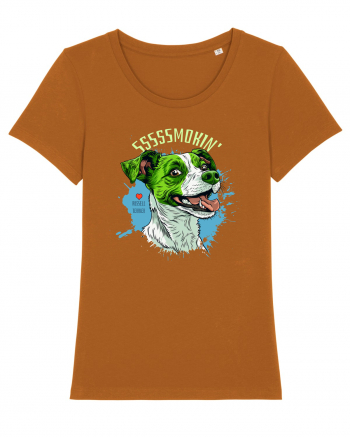 SMOKIN` ! - Russell Terrier Roasted Orange