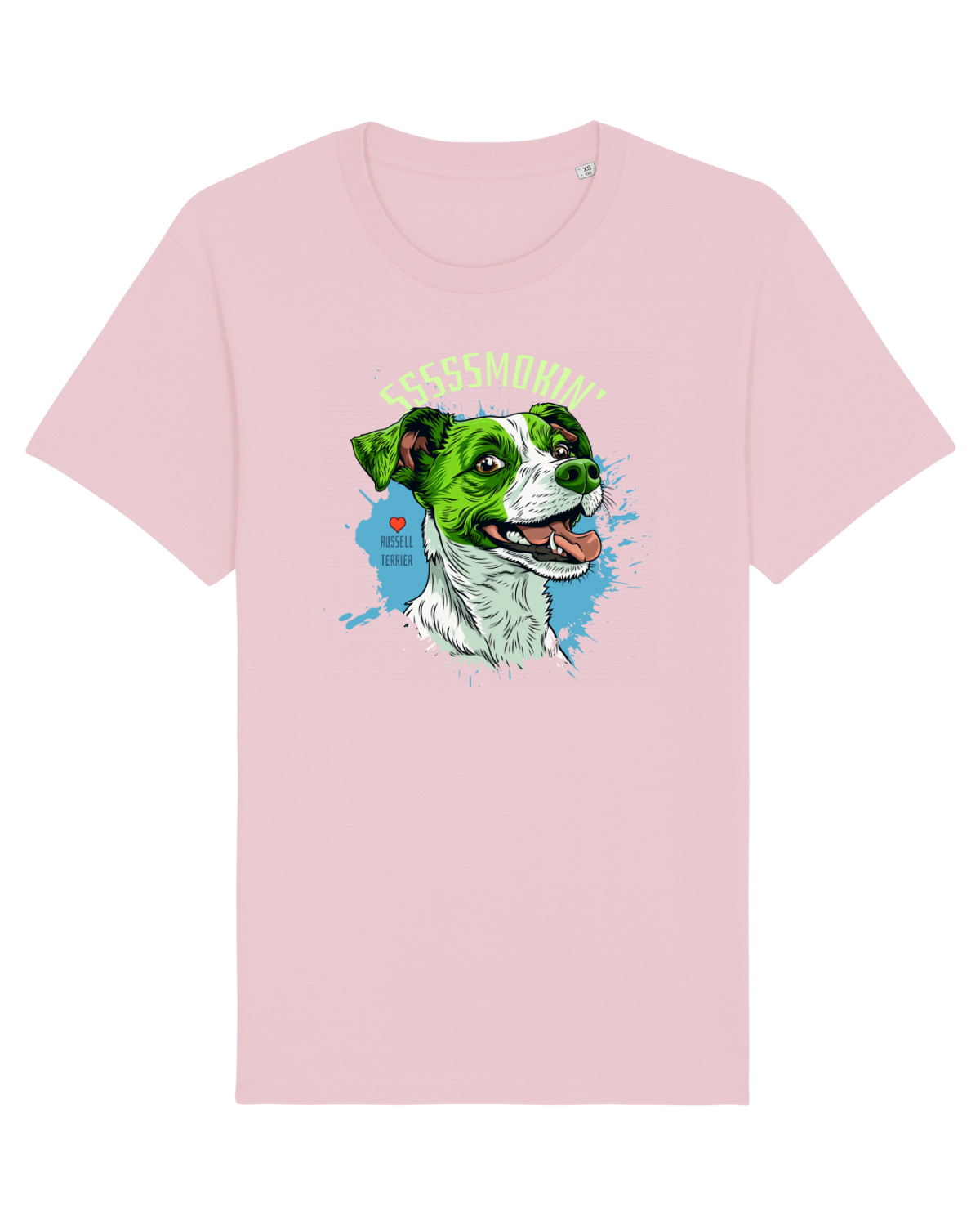 Tricou mânecă scurtă Unisex Rocker Cotton Pink