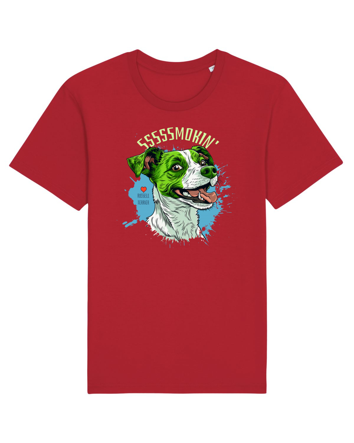 Tricou mânecă scurtă Unisex Rocker Red