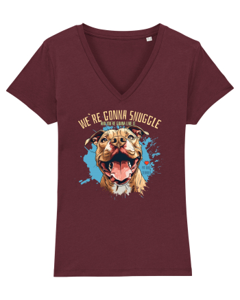 WE`RE GONNA SNUGGLE & U`RE GONNA LIKE IT - Pitbull Burgundy