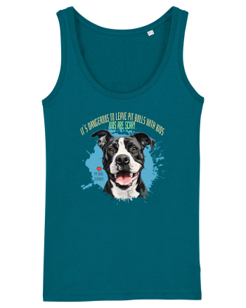 DANGEROUS TO LEAVE PITTBULLS WITH KIDS, KIDS  ARE SCARY - Pitbull Ocean Depth