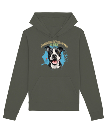 DANGEROUS TO LEAVE PITTBULLS WITH KIDS, KIDS  ARE SCARY - Pitbull Khaki