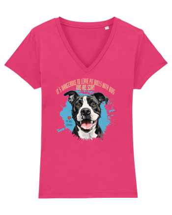 DANGEROUS TO LEAVE PITTBULLS WITH KIDS, KIDS  ARE SCARY - Pitbull Raspberry