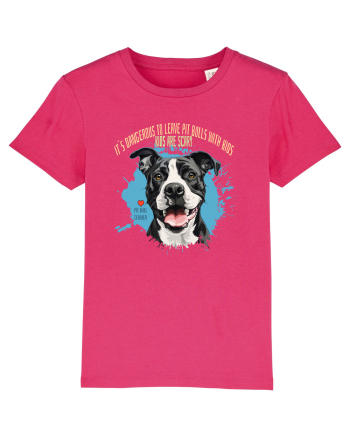 DANGEROUS TO LEAVE PITTBULLS WITH KIDS, KIDS  ARE SCARY - Pitbull Raspberry