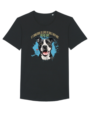 DANGEROUS TO LEAVE PITTBULLS WITH KIDS, KIDS  ARE SCARY - Pitbull Black