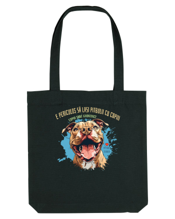 PERICULOS SA LASI PITBULII CU COPIII, COPIII SUNT GROAZNICI - Pitbull Black