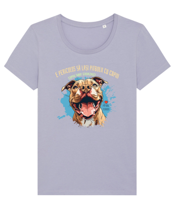 PERICULOS SA LASI PITBULII CU COPIII, COPIII SUNT GROAZNICI - Pitbull Lavender