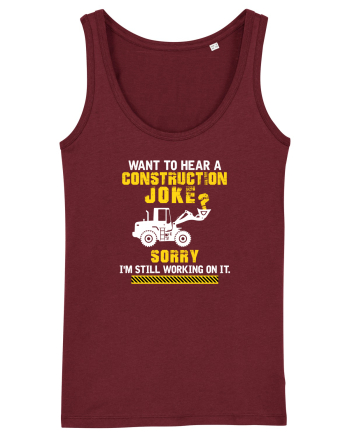 Joke under construction Burgundy