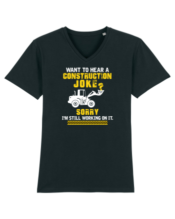 Joke under construction Black