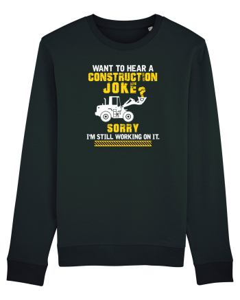 Joke under construction Black