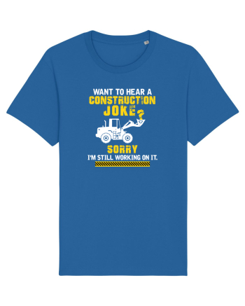 Joke under construction Royal Blue