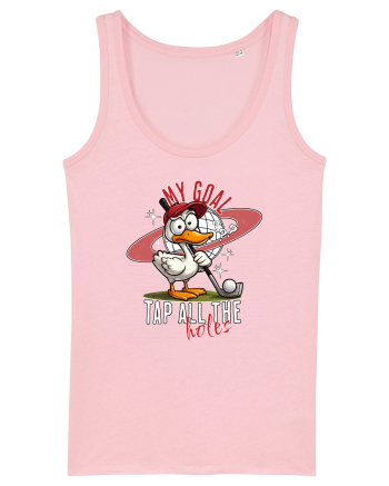 Golfer Amuzant la Golf: Atingând Toate Găurile Cotton Pink