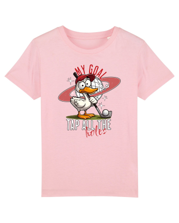 Golfer Amuzant la Golf: Atingând Toate Găurile Cotton Pink