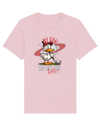 Golfer Amuzant la Golf: Atingând Toate Găurile Cotton Pink