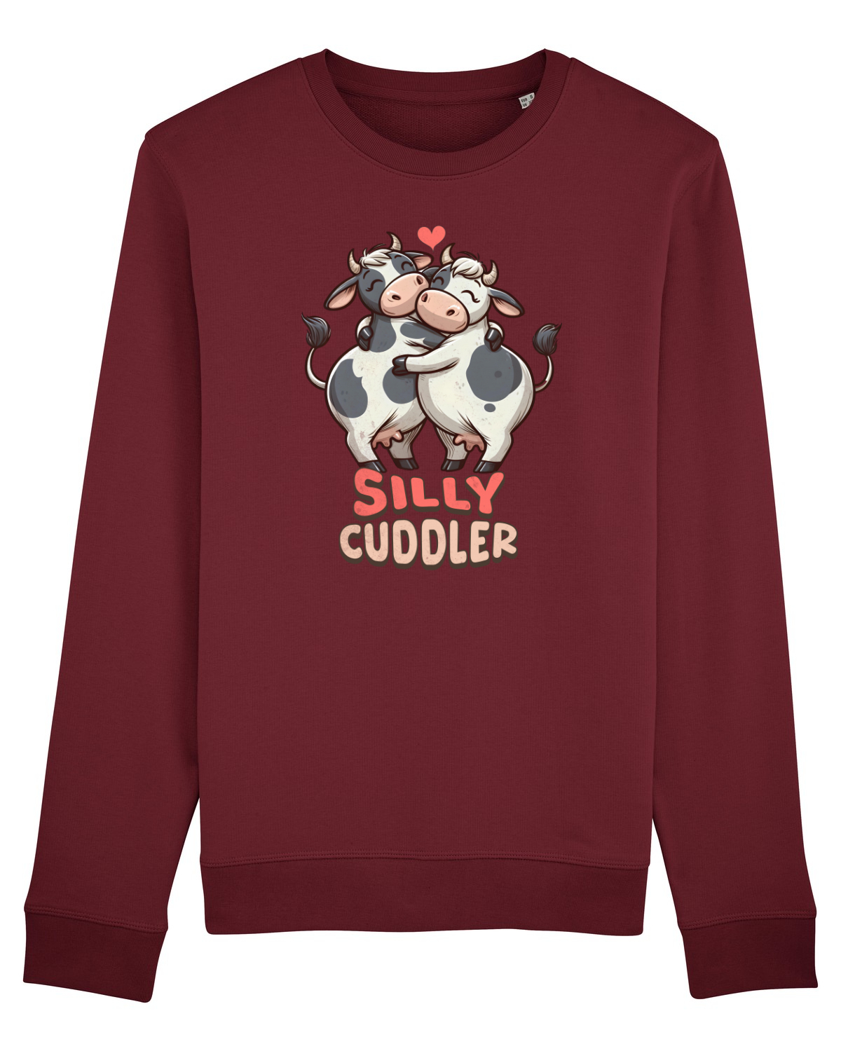 Bluză mânecă lungă Unisex Rise Burgundy