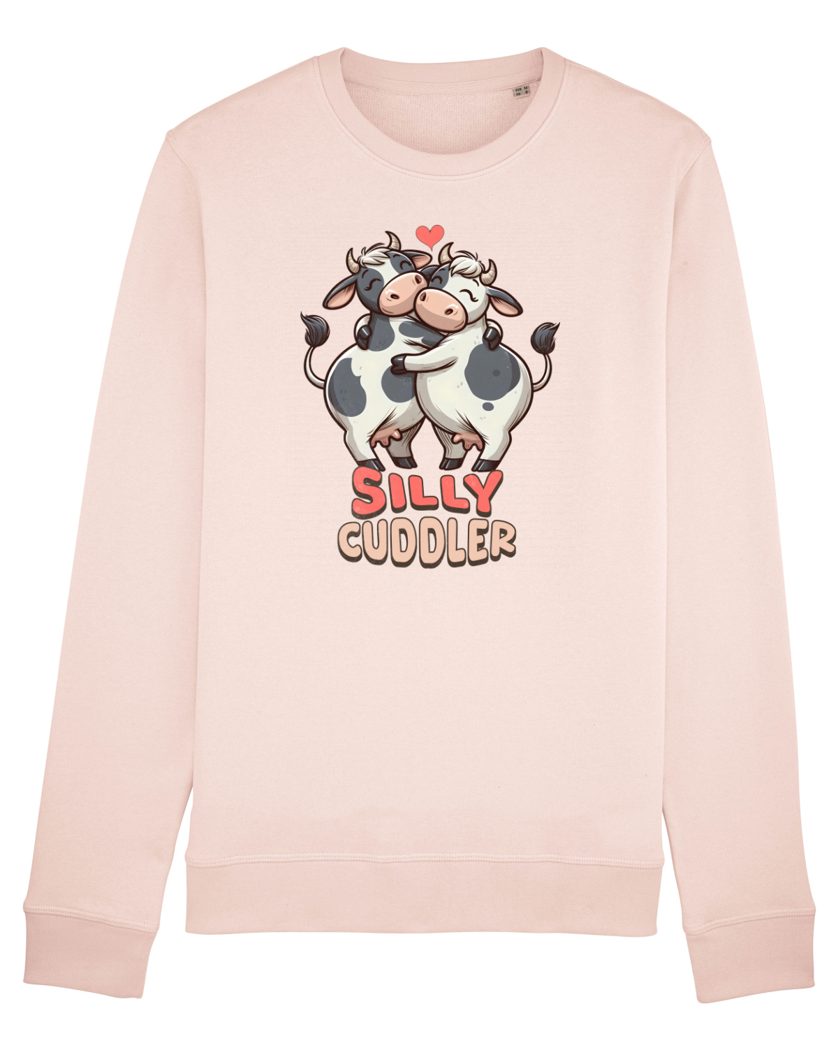 Bluză mânecă lungă Unisex Rise Candy Pink