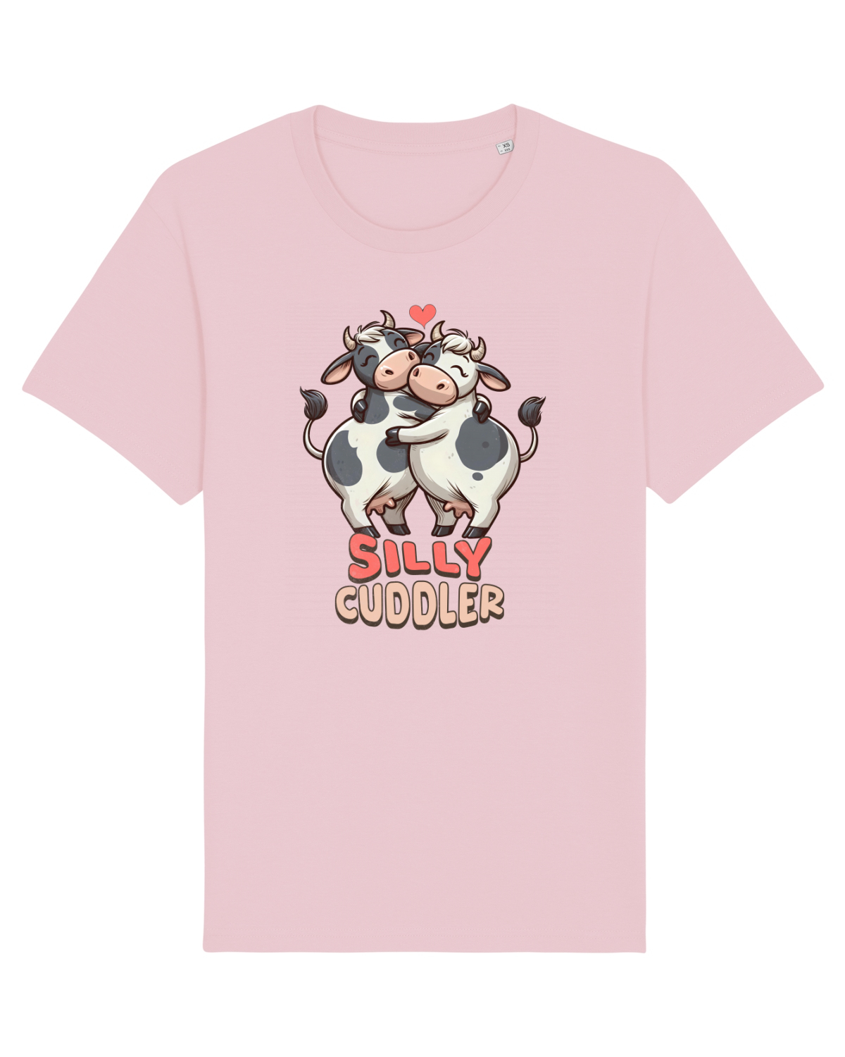 Tricou mânecă scurtă Unisex Rocker Cotton Pink