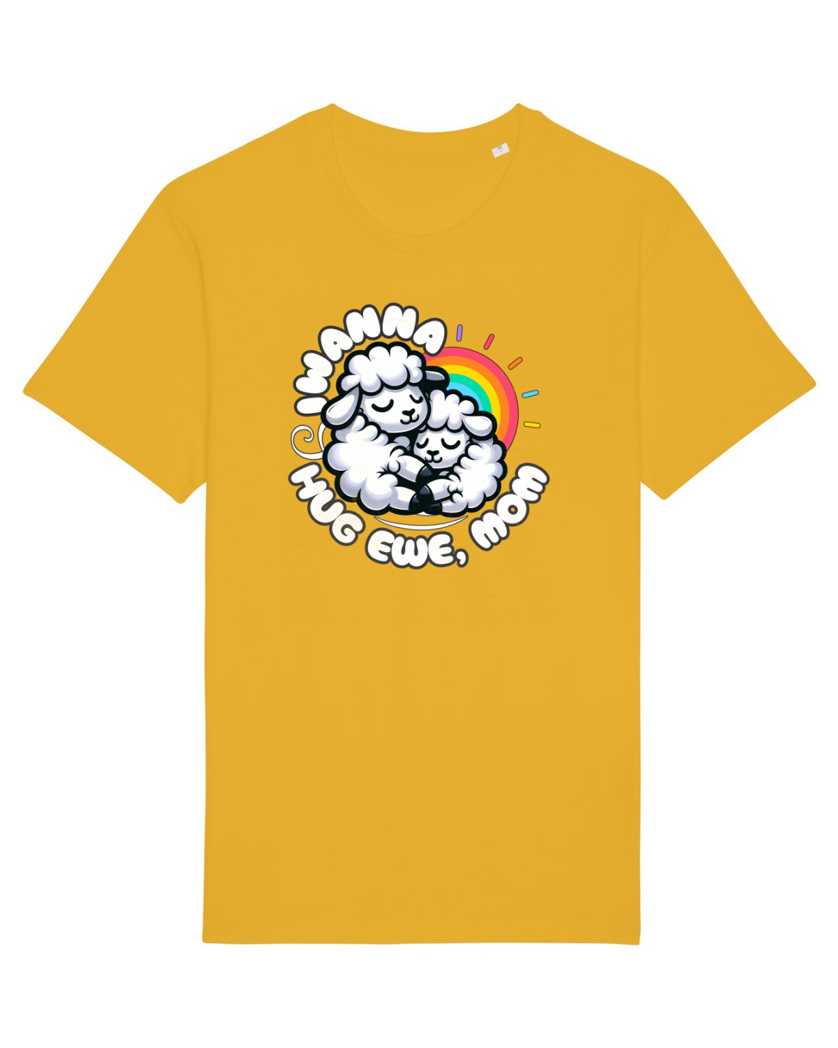 Tricou mânecă scurtă Unisex Rocker Spectra Yellow