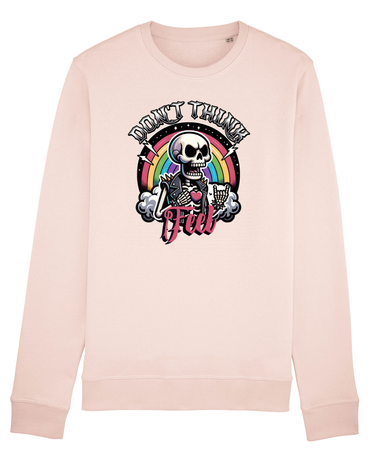 Bluză mânecă lungă Unisex Rise Candy Pink