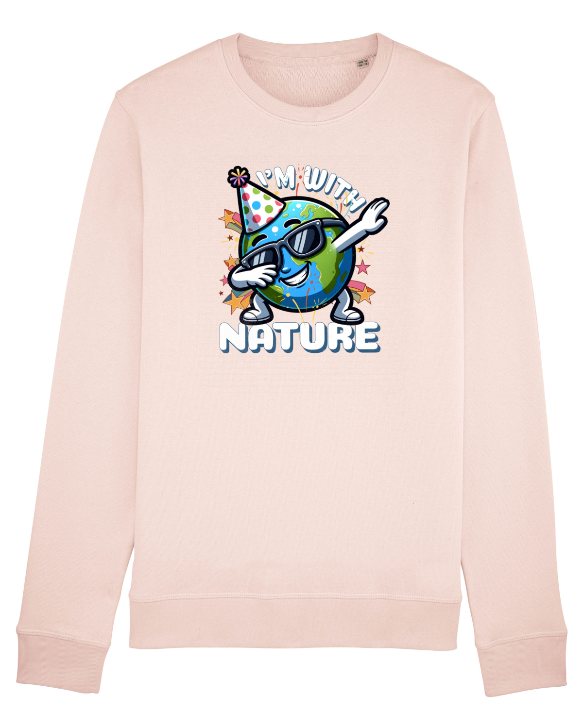 Bluză mânecă lungă Unisex Rise Candy Pink