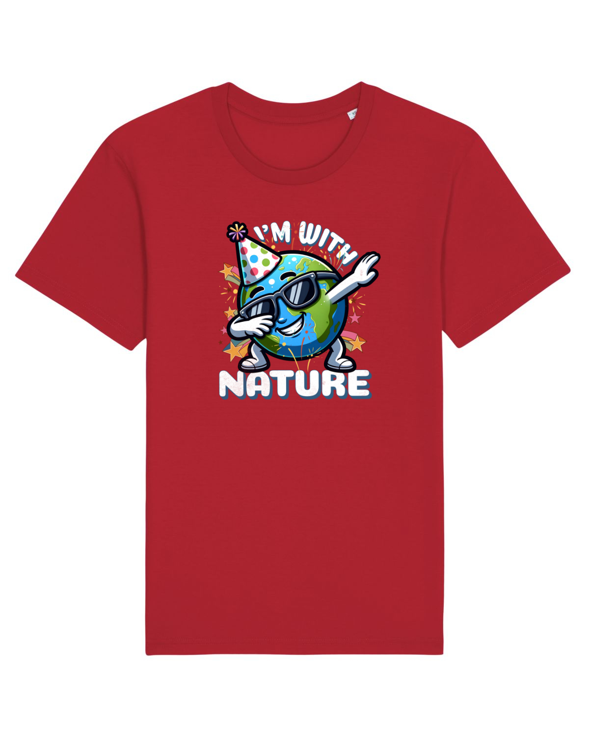 Tricou mânecă scurtă Unisex Rocker Red