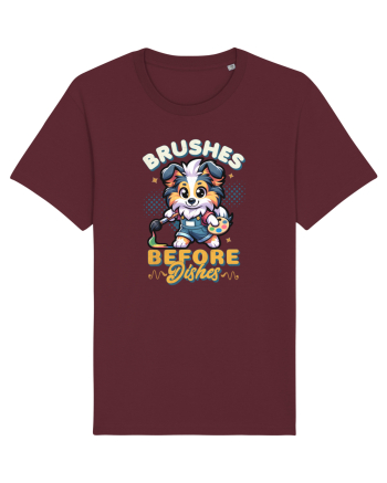 Artistul Iubitor de Câini Burgundy