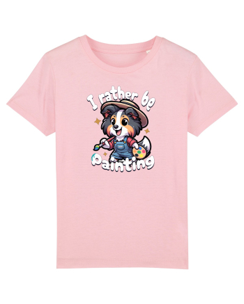 Cadouri pentru Pictori - Rough Collie Drăguț Cotton Pink