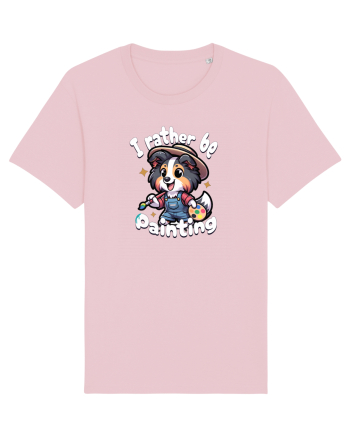 Cadouri pentru Pictori - Rough Collie Drăguț Cotton Pink