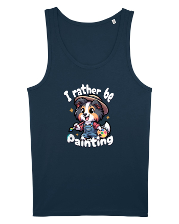 Cadouri pentru Pictori - Rough Collie Drăguț Navy