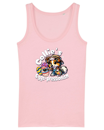 Paște cu Câinele Drăguț Collie Cotton Pink