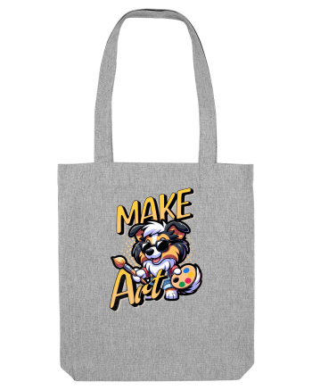 Rough Collie Creează Artă Heather Grey