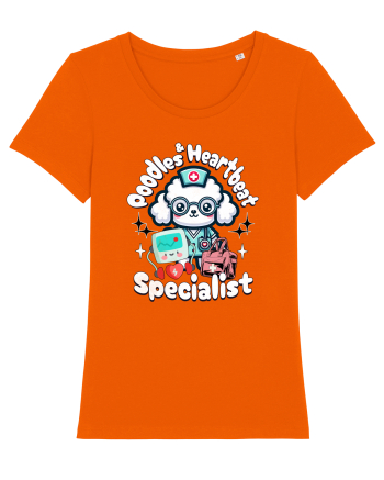 Poodles Drăguți - Medici și Asistente Medicale Bright Orange