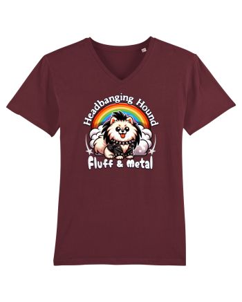Pomeranian Amuzant Burgundy