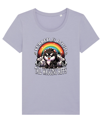 Pomeranian Amuzant Rock - Pufos și Zgomotos Lavender