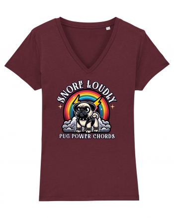 Pug Rock Heavy Metal Burgundy