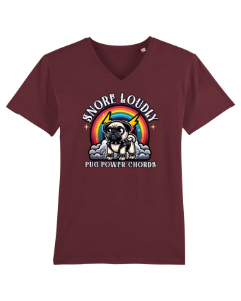 Pug Rock Heavy Metal Burgundy