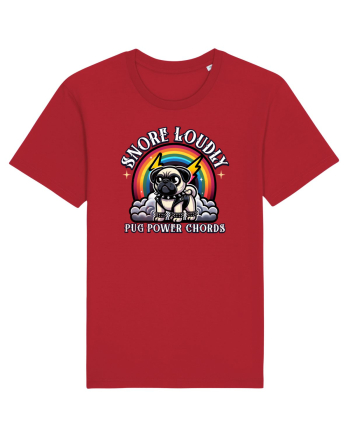 Pug Rock Heavy Metal Red