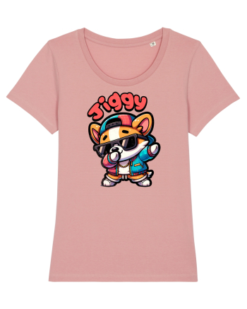 Dab Dance Corgi Jiggy în Stil Chibi Canyon Pink