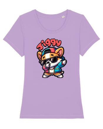 Dab Dance Corgi Jiggy în Stil Chibi Lavender Dawn